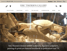 Tablet Screenshot of ericthorsengallery.com